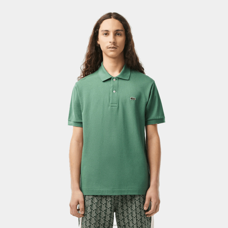 Lacoste originele l.12.12 polo 0828H58 kaki groen kx5 Heren