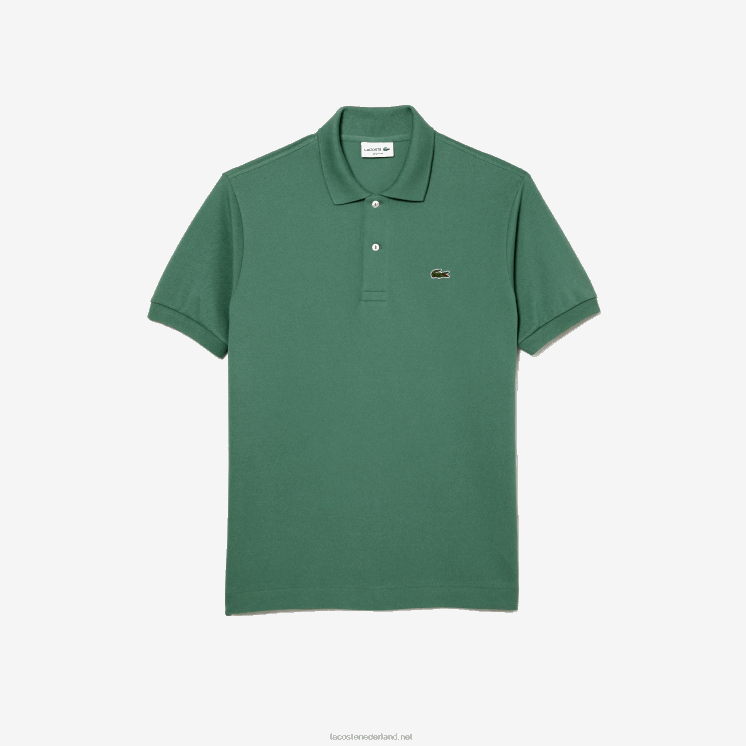Lacoste originele l.12.12 polo 0828H58 kaki groen kx5 Heren