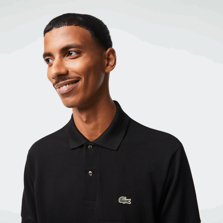 Lacoste originele l.12.12 polo 0828H59 zwart 031 Heren