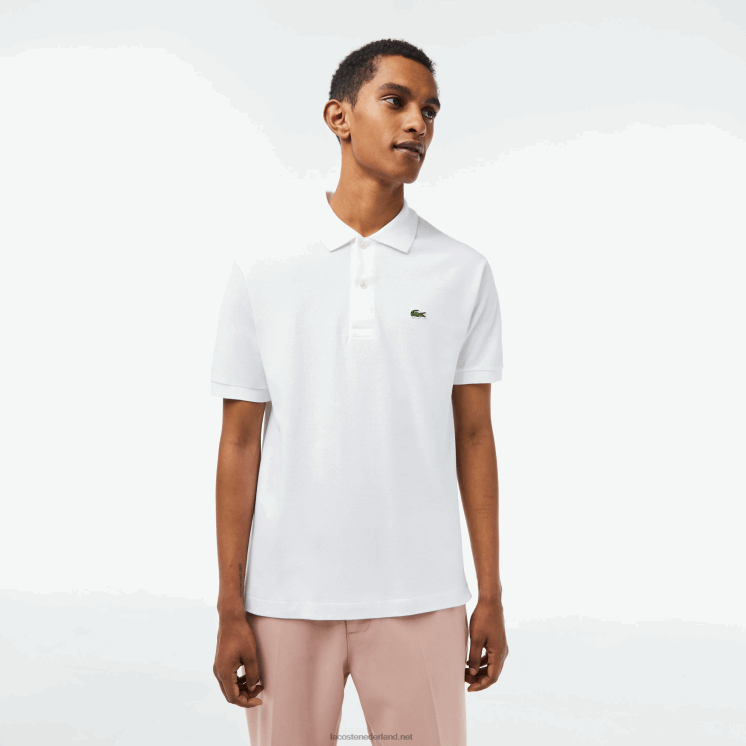 Lacoste originele l.12.12 polo 0828H606 wit 001 Heren
