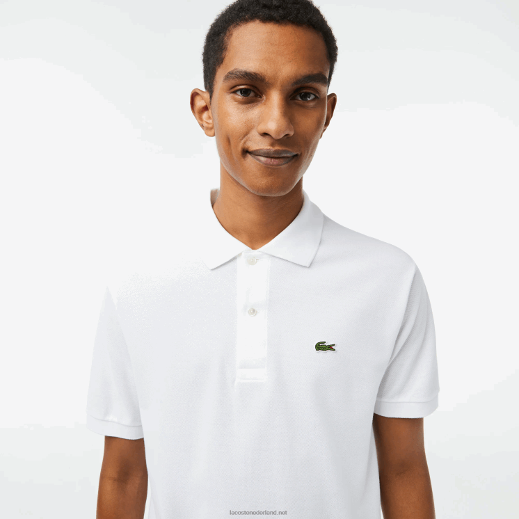 Lacoste originele l.12.12 polo 0828H606 wit 001 Heren