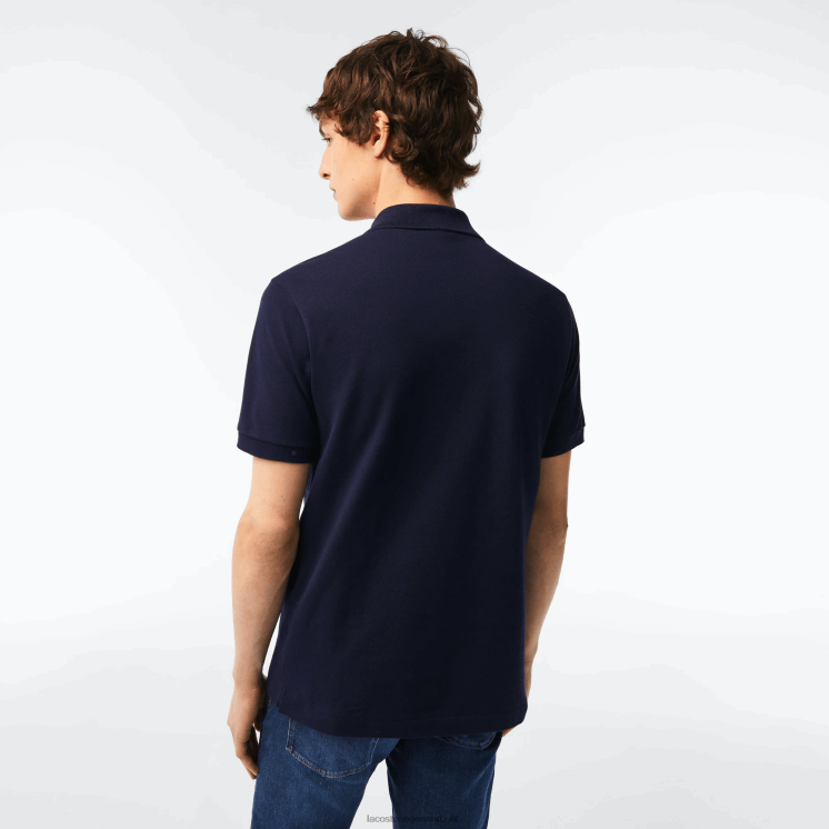 Lacoste originele l.12.12 polo 0828H60 marineblauw 166 Heren