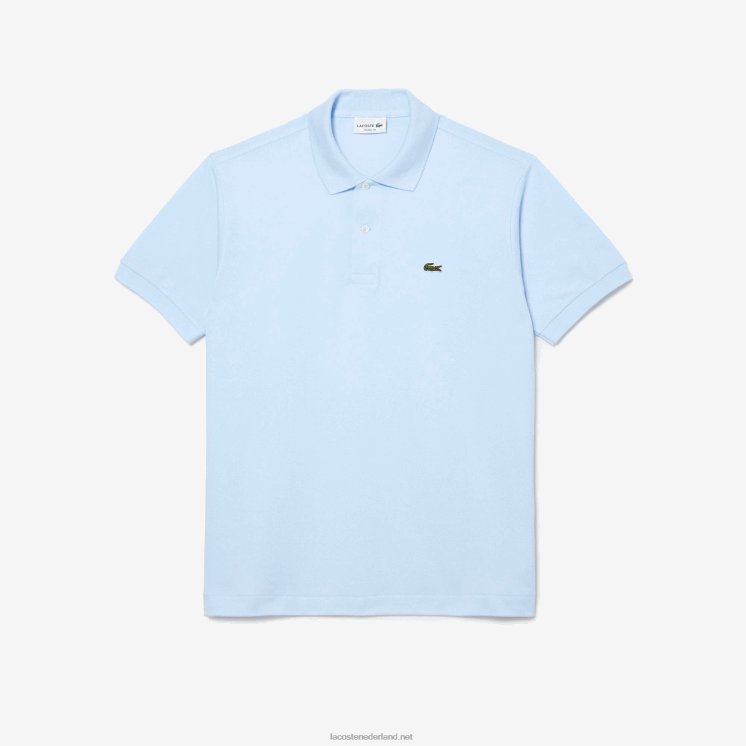 Lacoste originele l.12.12 polo 0828H61 lichtblauw t01 Heren