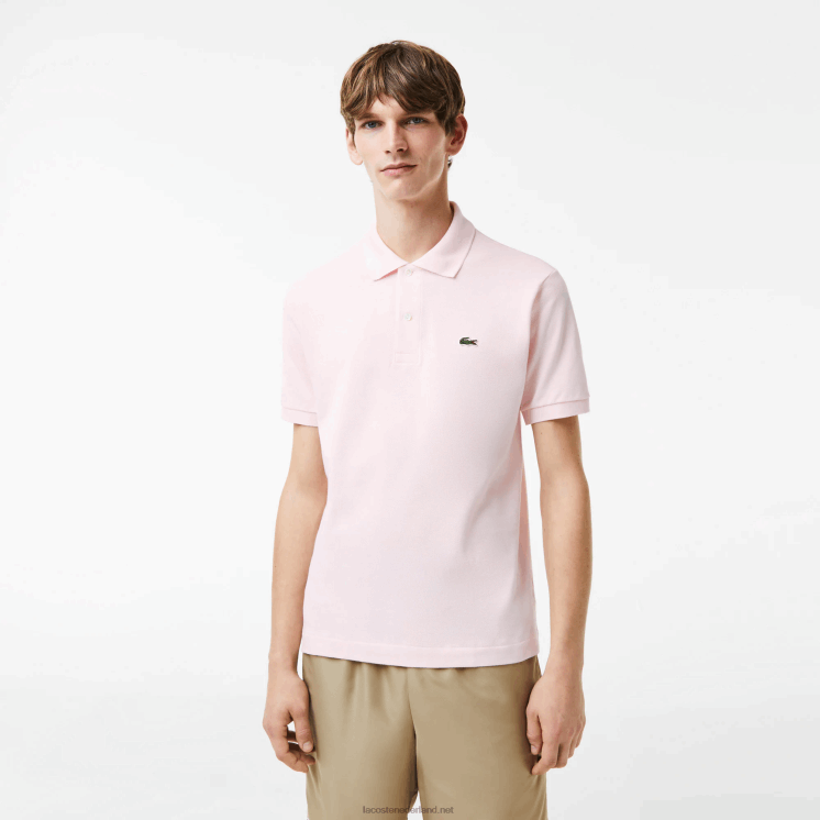 Lacoste originele l.12.12 polo 0828H703 lichtroze t03 Heren