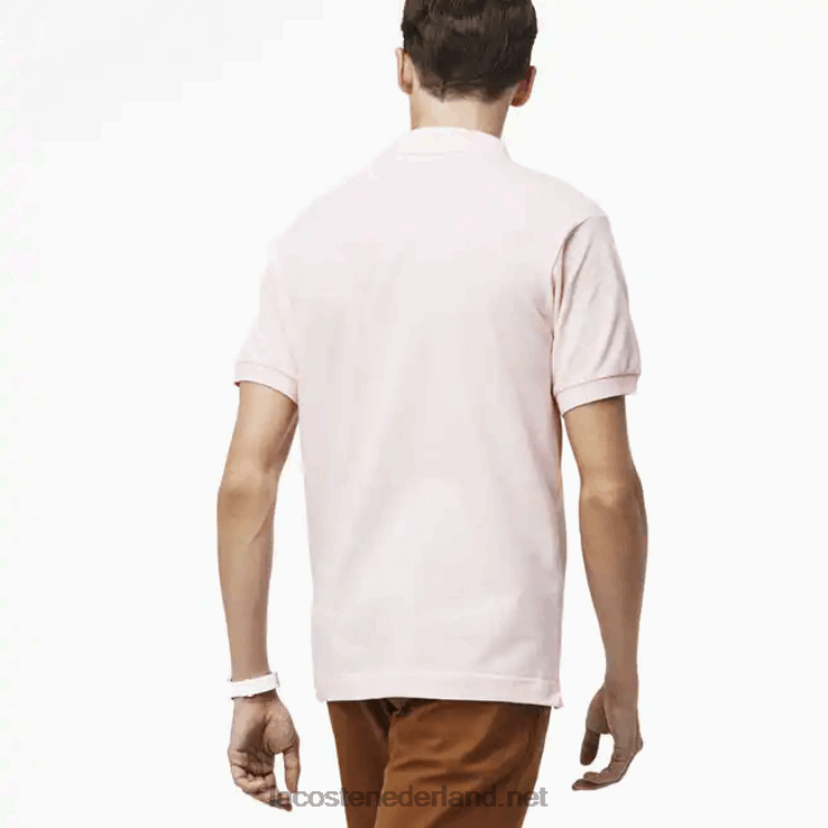 Lacoste originele l.12.12 polo 0828H703 lichtroze t03 Heren