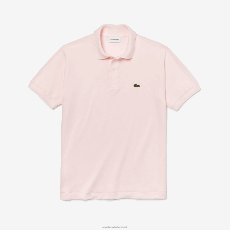 Lacoste originele l.12.12 polo 0828H703 lichtroze t03 Heren
