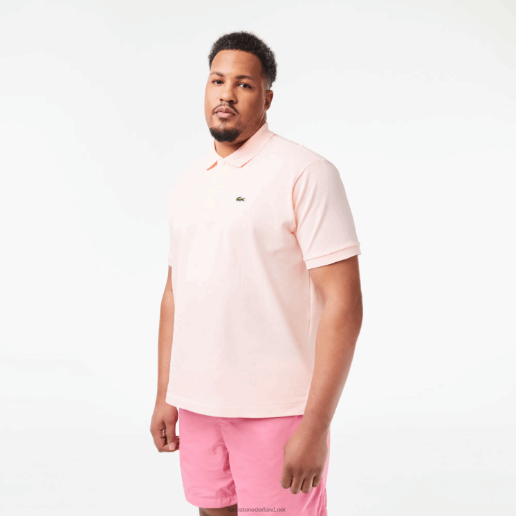 Lacoste originele l.12.12 polo 0828H703 lichtroze t03 Heren
