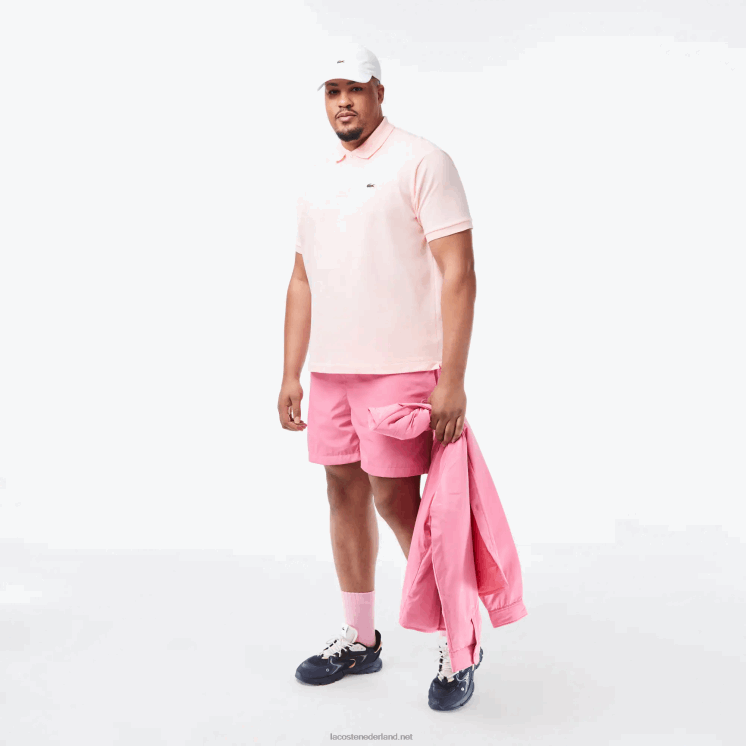 Lacoste originele l.12.12 polo 0828H703 lichtroze t03 Heren