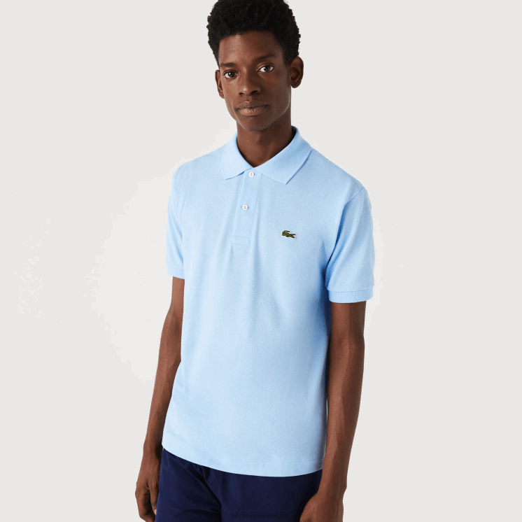 Lacoste originele l.12.12 polo 0828H728 blauwe hbp Heren