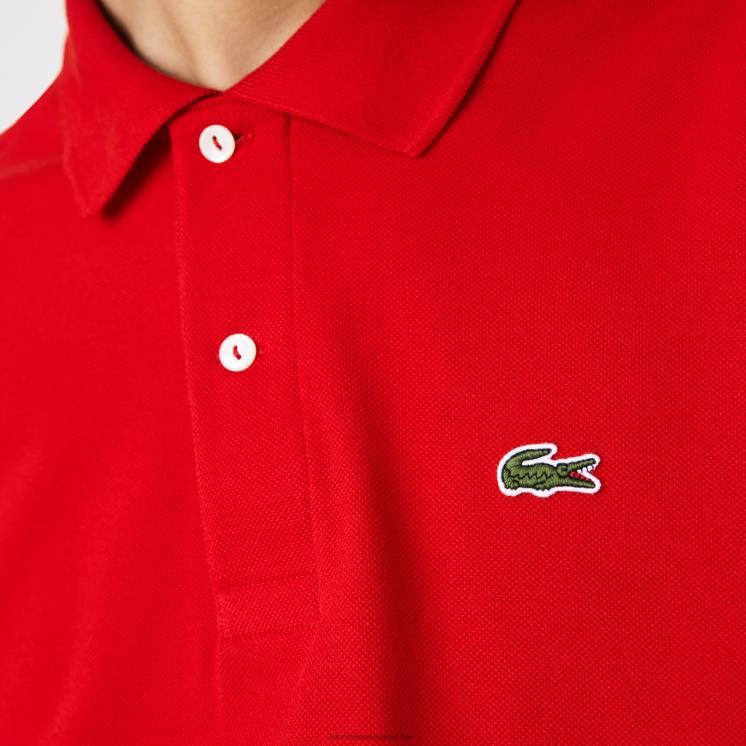 Lacoste originele l.12.12 polo 0828H775 rood 240 Heren