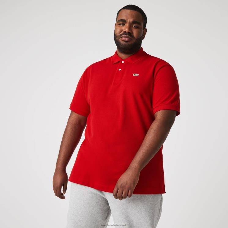 Lacoste originele l.12.12 polo 0828H775 rood 240 Heren