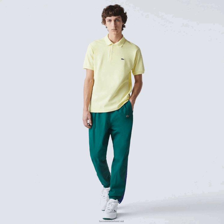 Lacoste originele l.12.12 polo 0828H809 geel 2bs Heren