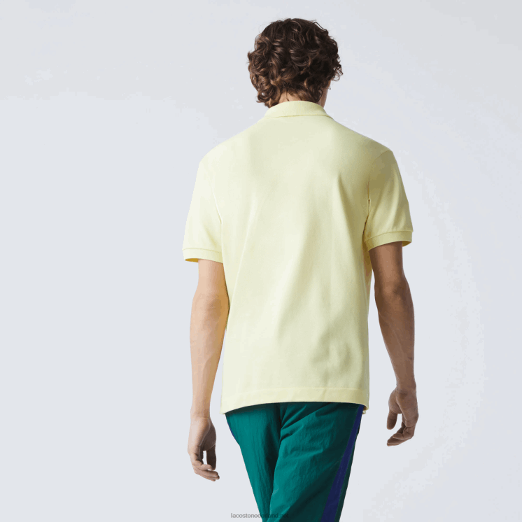 Lacoste originele l.12.12 polo 0828H809 geel 2bs Heren