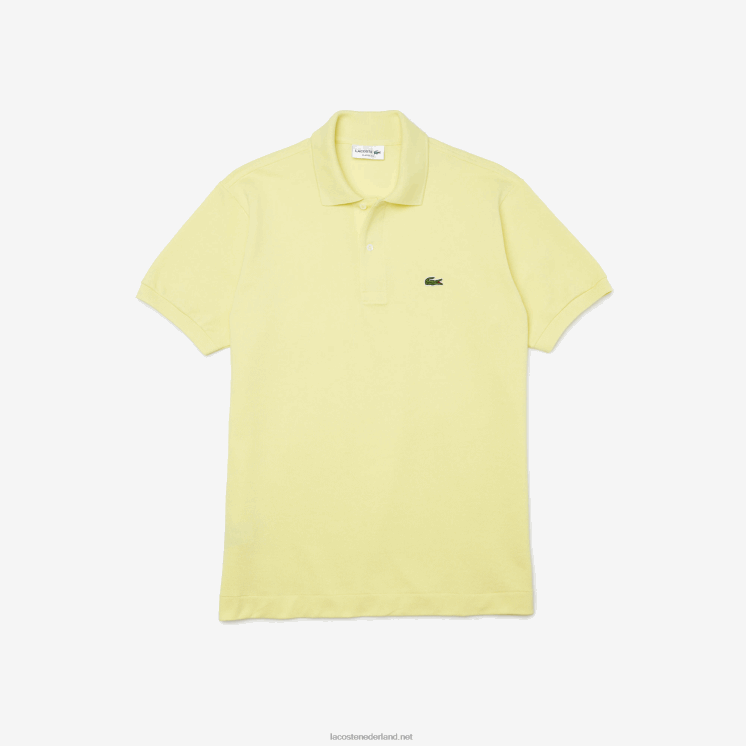 Lacoste originele l.12.12 polo 0828H809 geel 2bs Heren