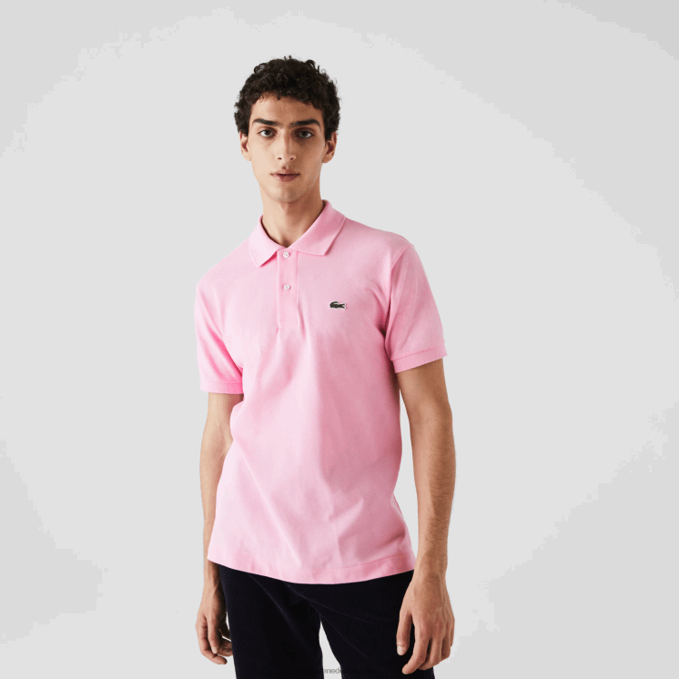 Lacoste originele l.12.12 polo 0828H851 roze 6us Heren
