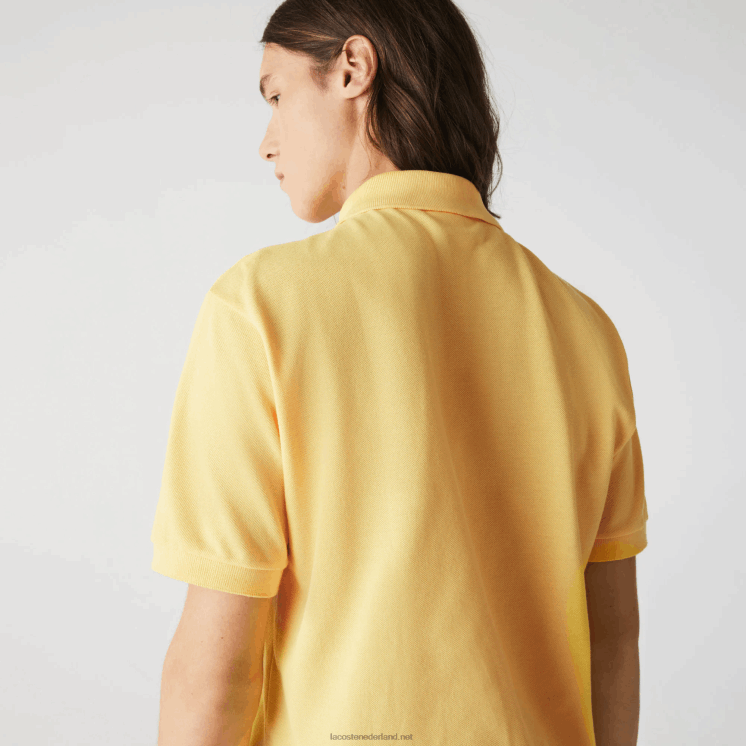 Lacoste originele l.12.12 polo 0828H870 gele z0a Heren