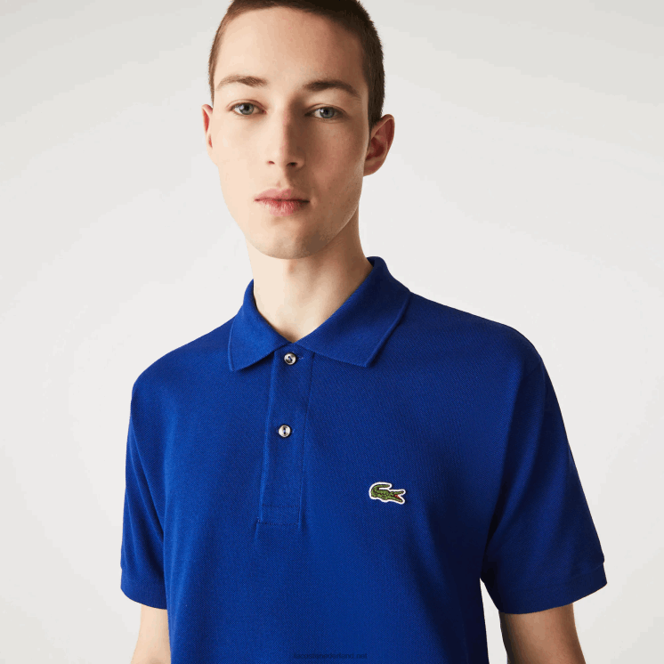 Lacoste originele l.12.12 polo 0828H875 blauwe bdm Heren