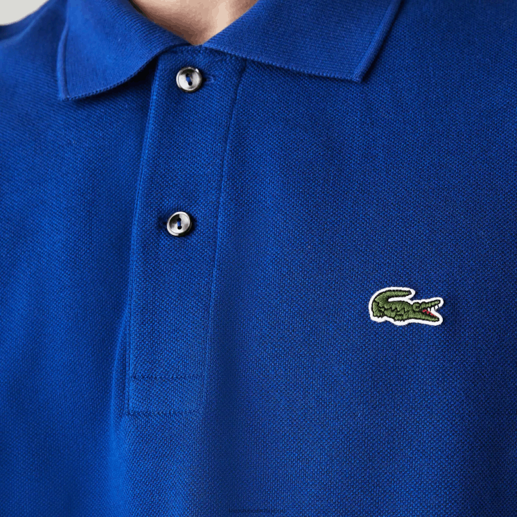 Lacoste originele l.12.12 polo 0828H875 blauwe bdm Heren
