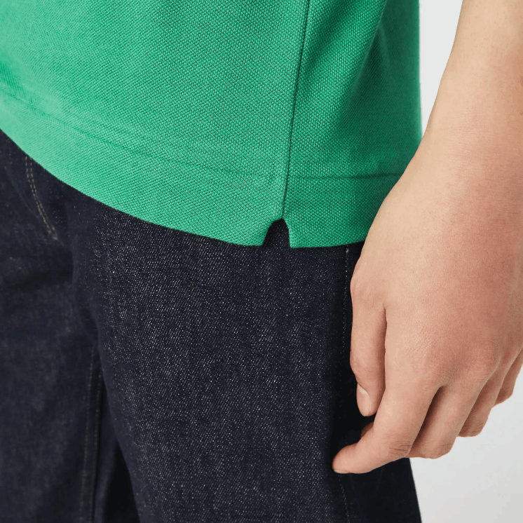 Lacoste originele l.12.12 polo 0828H884 groene lm Heren