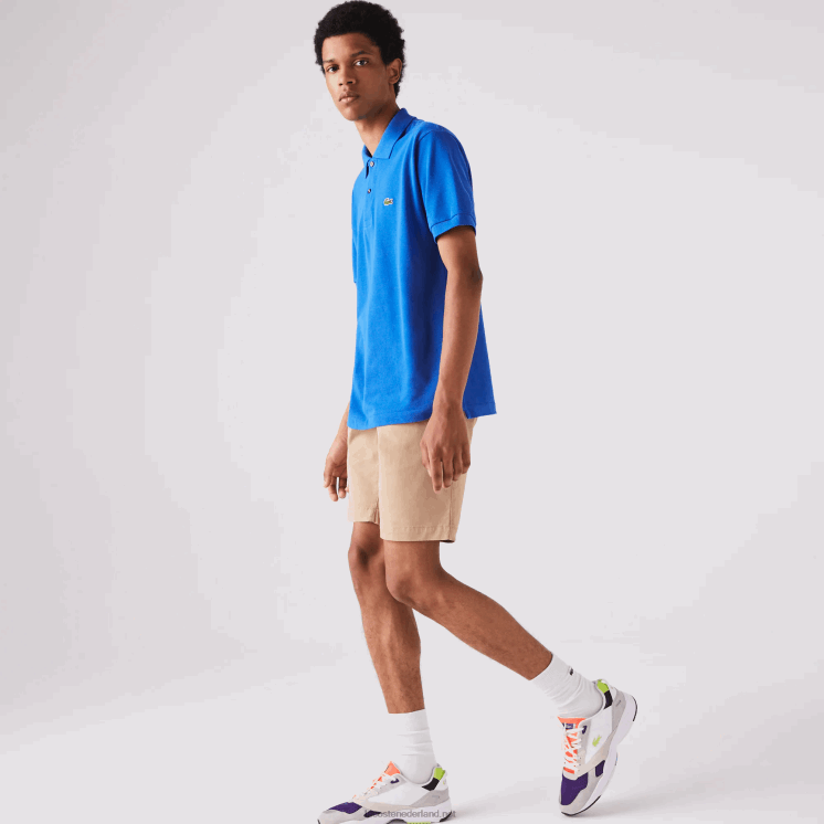 Lacoste originele l.12.12 polo 0828H894 blauwe qpt Heren