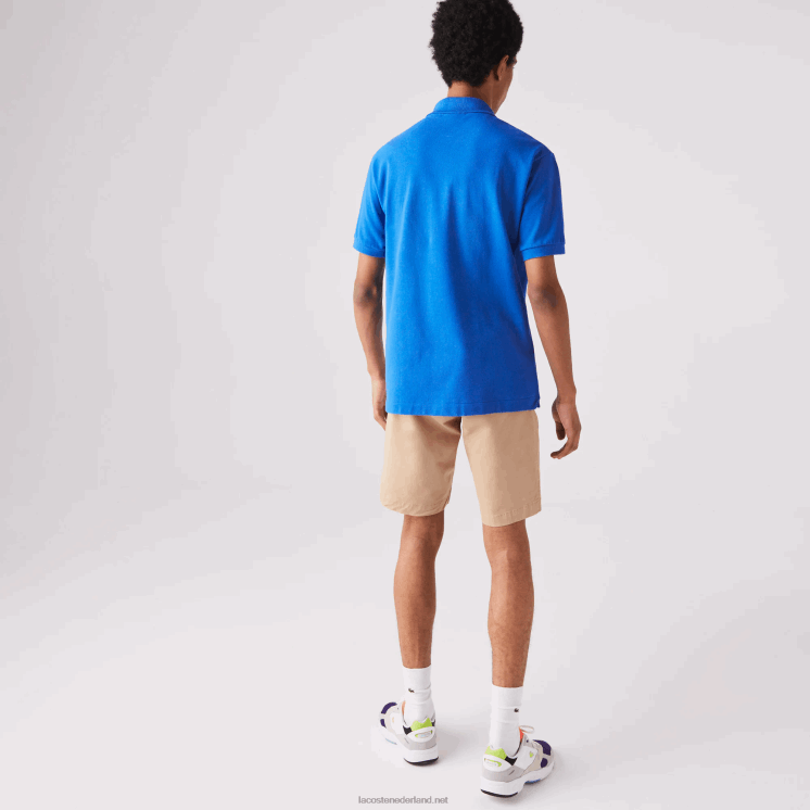 Lacoste originele l.12.12 polo 0828H894 blauwe qpt Heren