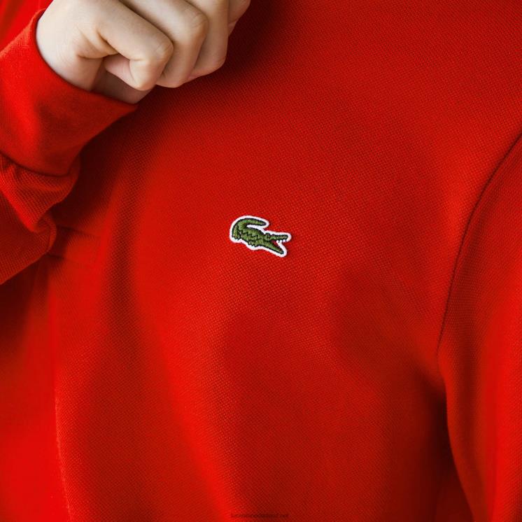 Lacoste originele l.12.12 polo met lange mouwen 0828H727 rood 240 Heren
