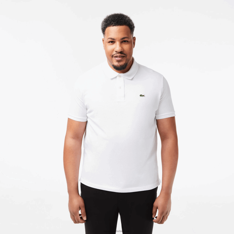 Lacoste originele l.12.12 slim fit polo 0828H158 wit 001 Heren