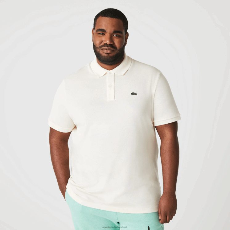 Lacoste originele l.12.12 slim fit polo 0828H159 witte xfj Heren