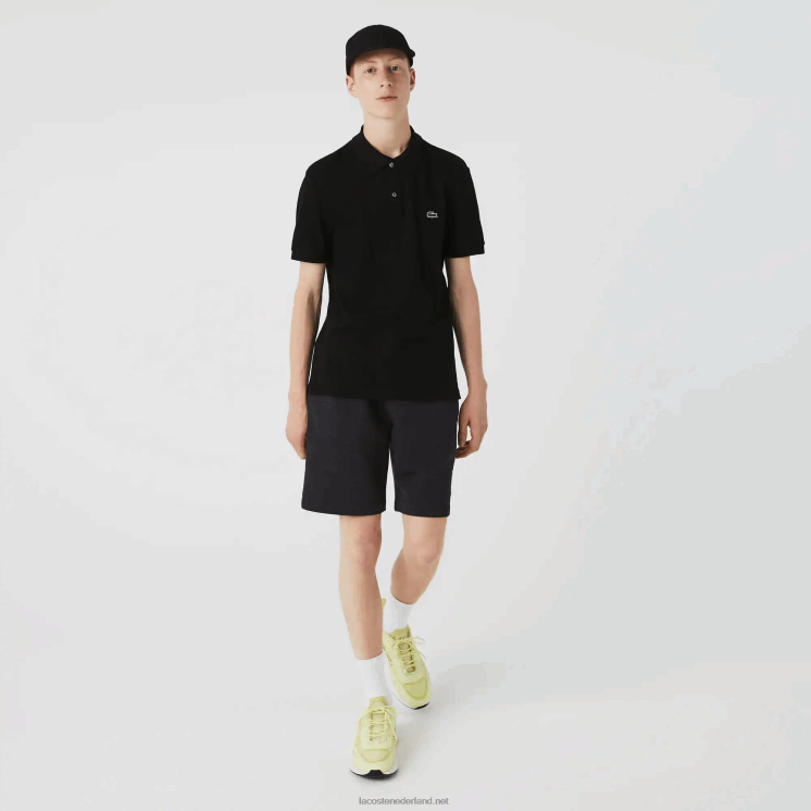 Lacoste originele l.12.12 slim fit polo 0828H160 zwart 031 Heren