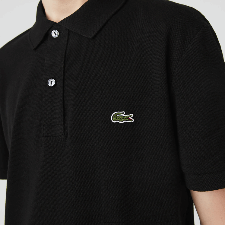 Lacoste originele l.12.12 slim fit polo 0828H160 zwart 031 Heren