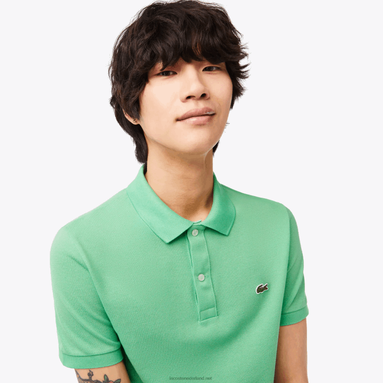 Lacoste originele l.12.12 slim fit polo 0828H218 groen ttf Heren