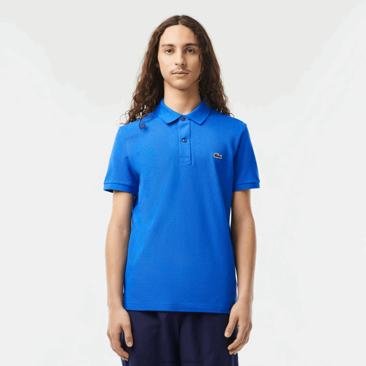 Lacoste originele l.12.12 slim fit polo 0828H242 blauwe kxb Heren