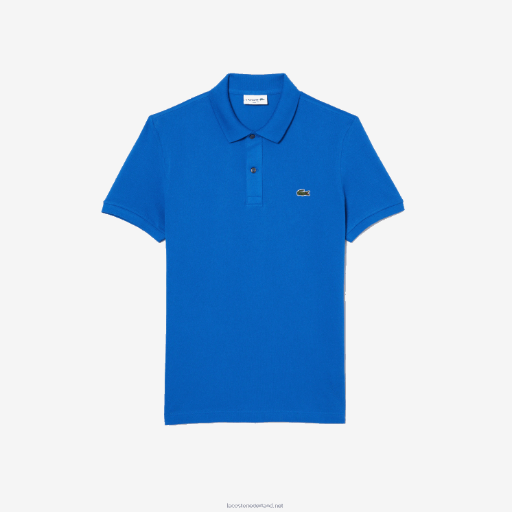 Lacoste originele l.12.12 slim fit polo 0828H242 blauwe kxb Heren