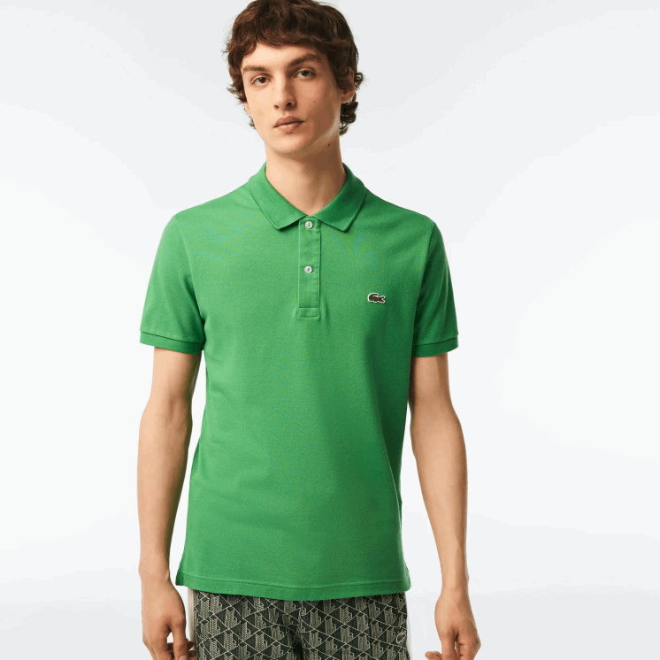 Lacoste originele l.12.12 slim fit polo 0828H248 groen l94 Heren
