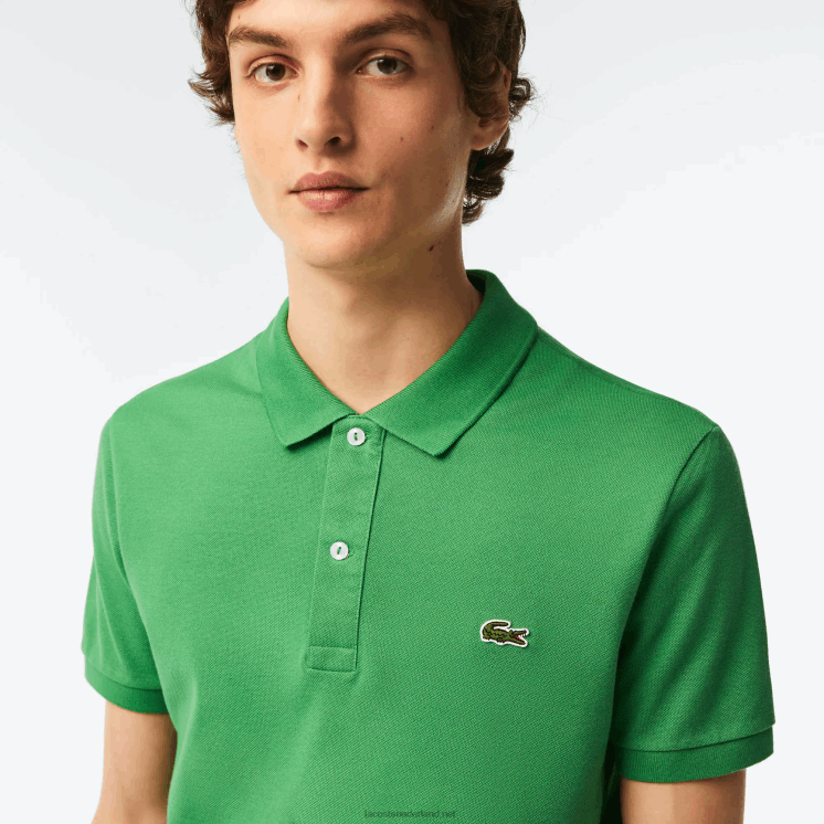Lacoste originele l.12.12 slim fit polo 0828H248 groen l94 Heren
