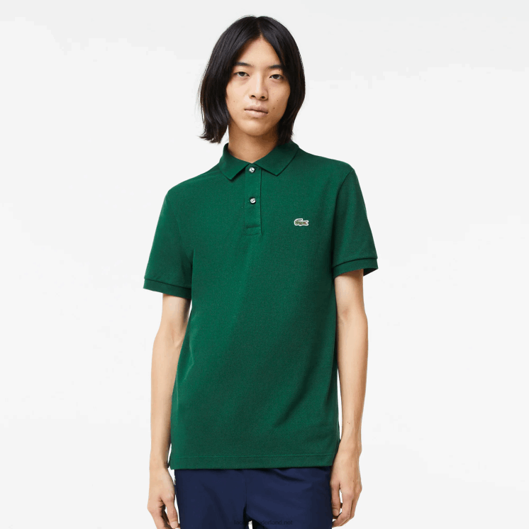 Lacoste originele l.12.12 slim fit polo 0828H730 groen 132 Heren