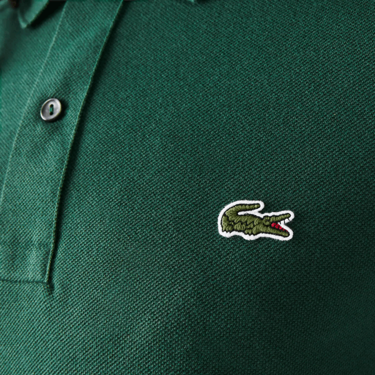 Lacoste originele l.12.12 slim fit polo 0828H730 groen 132 Heren