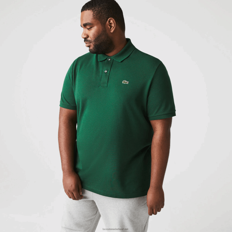 Lacoste originele l.12.12 slim fit polo 0828H730 groen 132 Heren