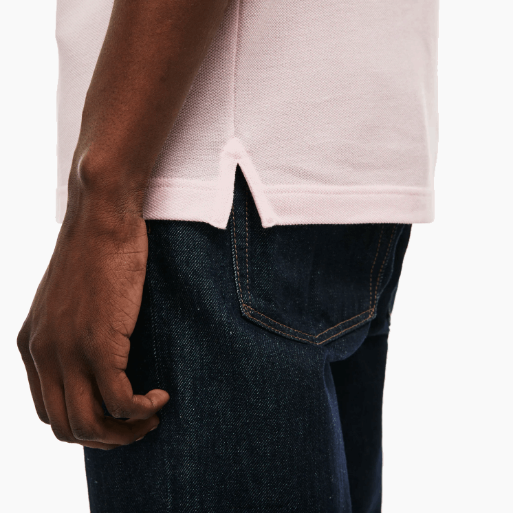 Lacoste originele l.12.12 slim fit polo 0828H740 lichtroze t03 Heren