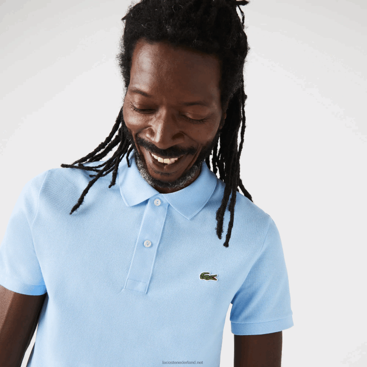 Lacoste originele l.12.12 slim fit polo 0828H751 blauwe hbp Heren