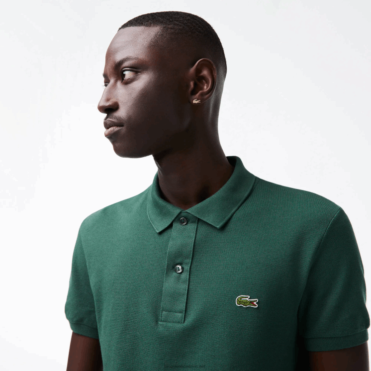 Lacoste originele l.12.12 slim fit polo 0828H834 groen 5hx Heren