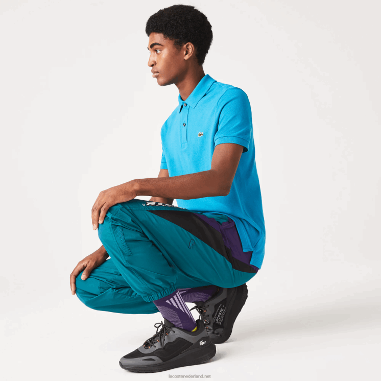 Lacoste originele l.12.12 slim fit polo 0828H837 blauwe gh9 Heren