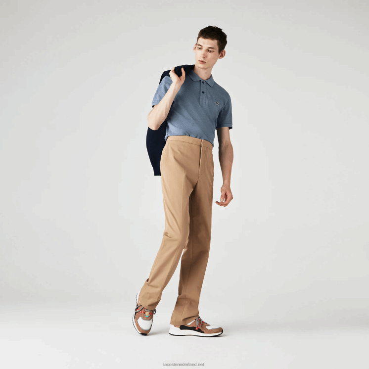 Lacoste originele l.12.12 slim fit polo 0828H883 blauwe ruggegraat 1gf Heren
