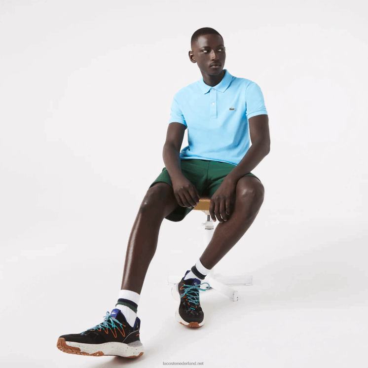 Lacoste originele l.12.12 slim fit polo 0828H934 blauwe zau Heren