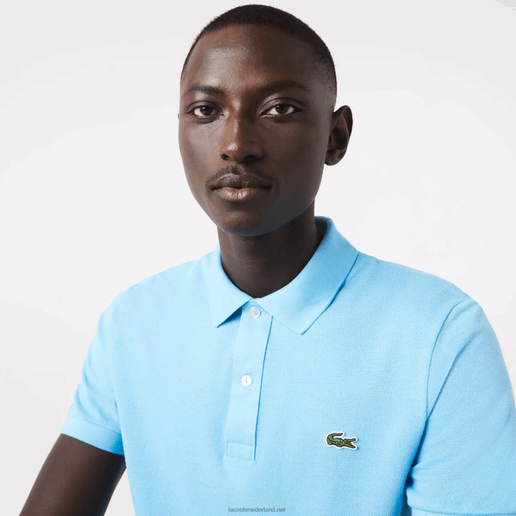 Lacoste originele l.12.12 slim fit polo 0828H934 blauwe zau Heren