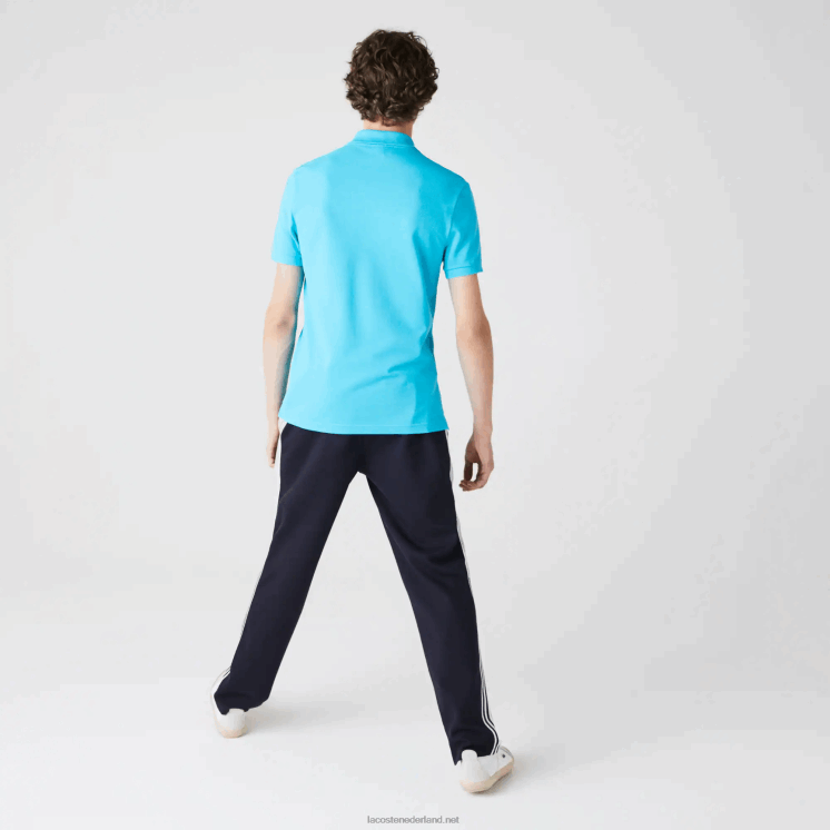 Lacoste originele l.12.12 slim fit polo 0828H935 turkoois hl5 Heren