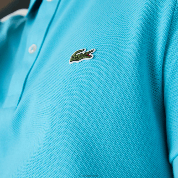 Lacoste originele l.12.12 slim fit polo 0828H935 turkoois hl5 Heren