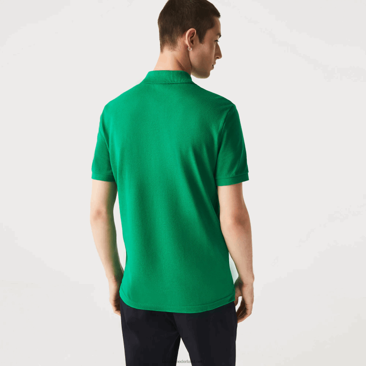 Lacoste originele l.12.12 slim fit polo 0828H940 groene lm Heren