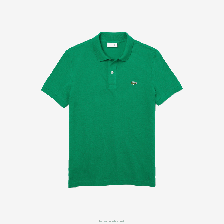 Lacoste originele l.12.12 slim fit polo 0828H940 groene lm Heren