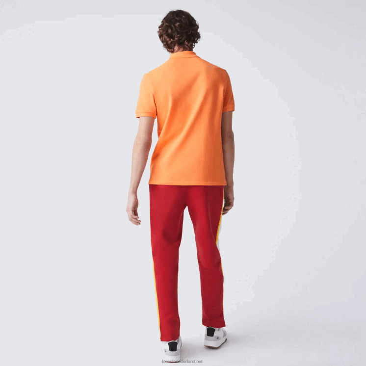 Lacoste originele l.12.12 slim fit polo 0828H943 oranje npb Heren